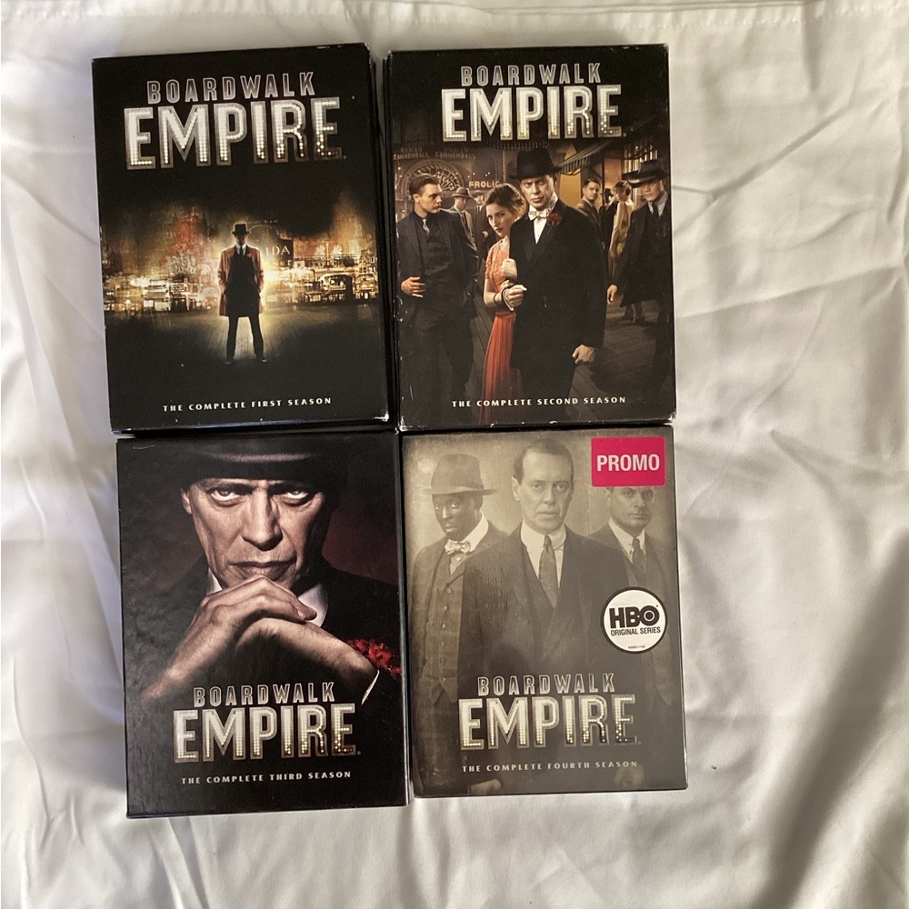 BOARDWALK EMPIRE HBO DVD SET - SEASONS 1-4 COMPLETE BOX SETS - STEVE BUSCEMI